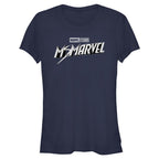 Junior's Marvel Black and White T-Shirt